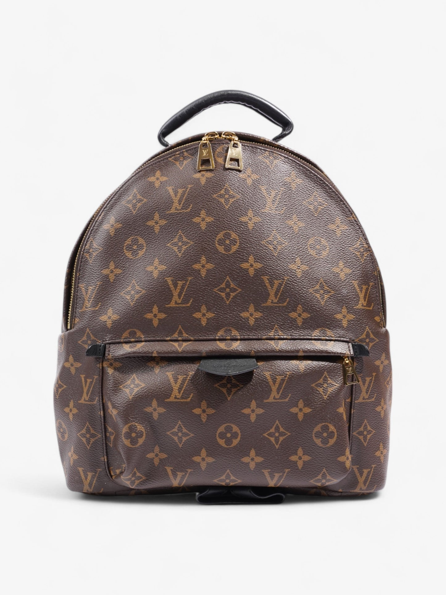 Louis Vuitton Palm Springs Coated MM Monogram Canvas Coated Canvas Black Apparel