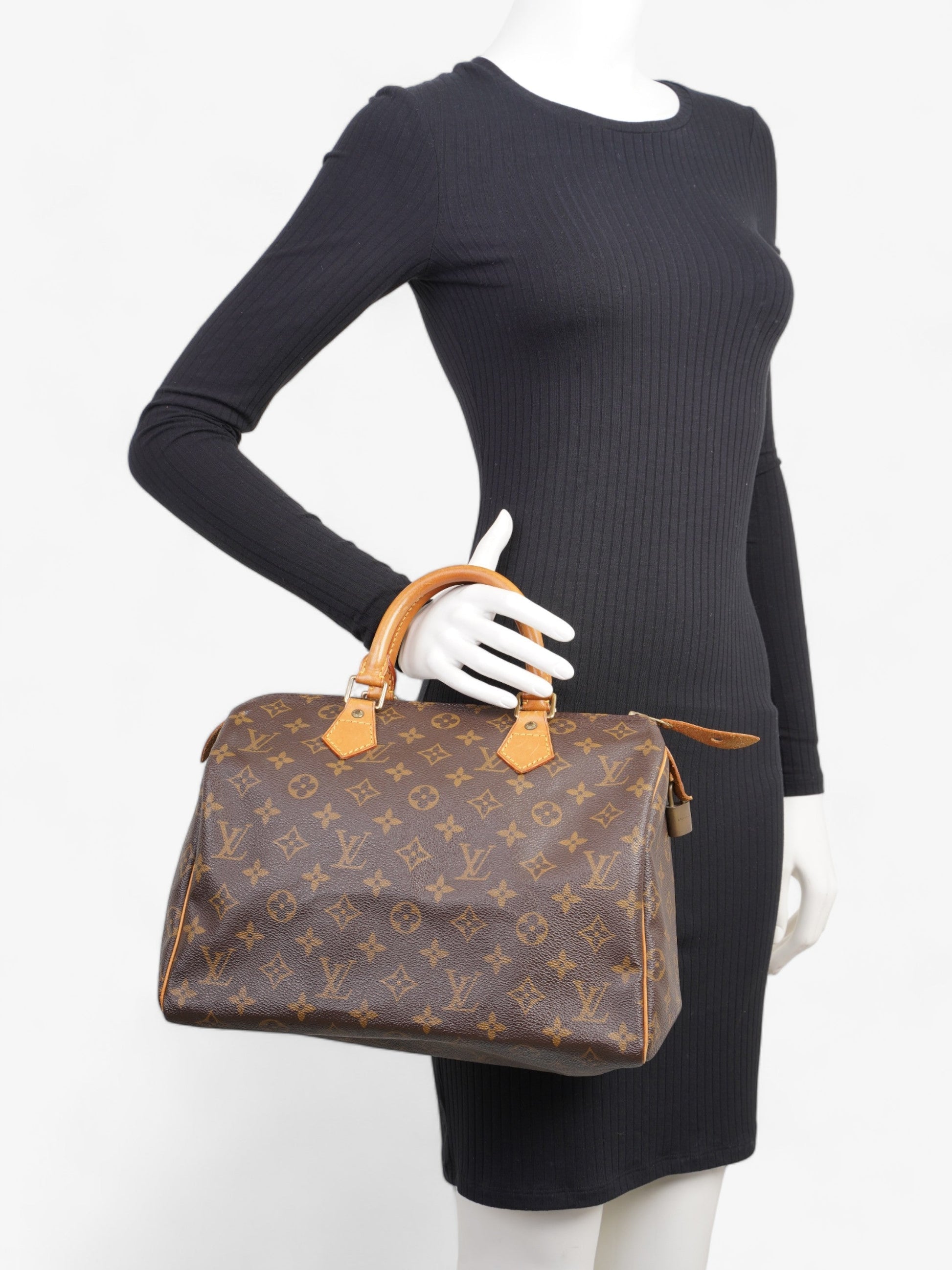 Louis Vuitton Speedy Coated 30 Monogram Canvas Coated Canvas Apparel Canvas 59
