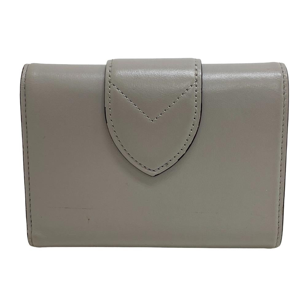 Louis Vuitton Tri-fold M80475 Portefeuille Ponneuf Leather Gray Wallet Case