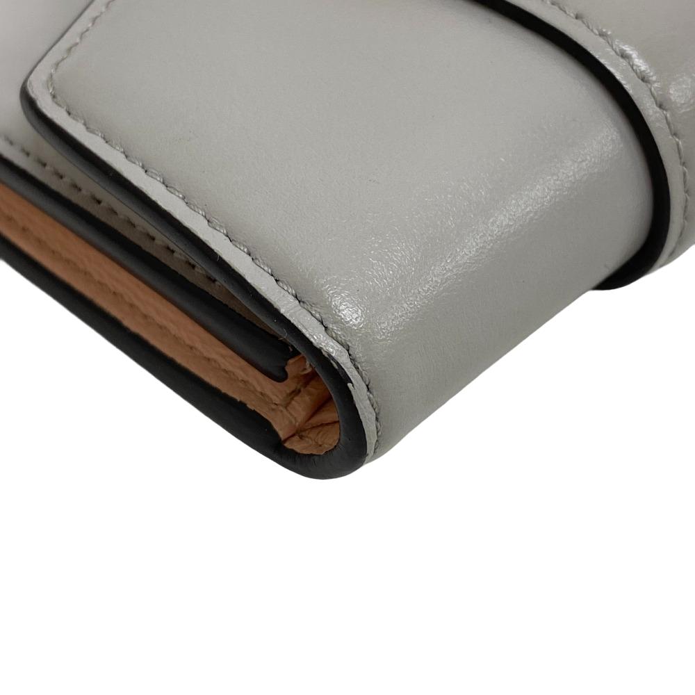 Louis Vuitton Tri-fold M80475 Portefeuille Ponneuf Leather Gray Wallet Case