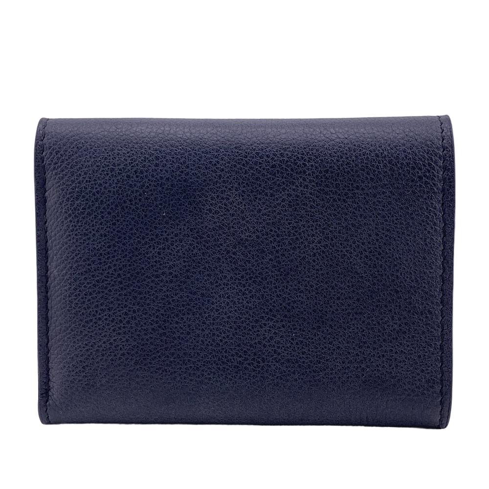 Louis Vuitton Tri-fold M62947 Taurillon Clemence Portefeuille Black Wallet Case