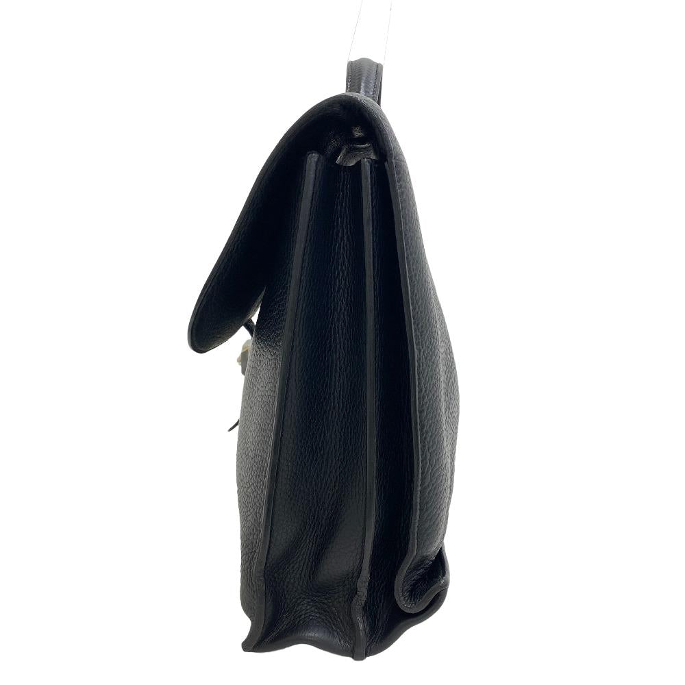 Business Bag Taurillon Clemence Sac Adepeche Black Travel Bag