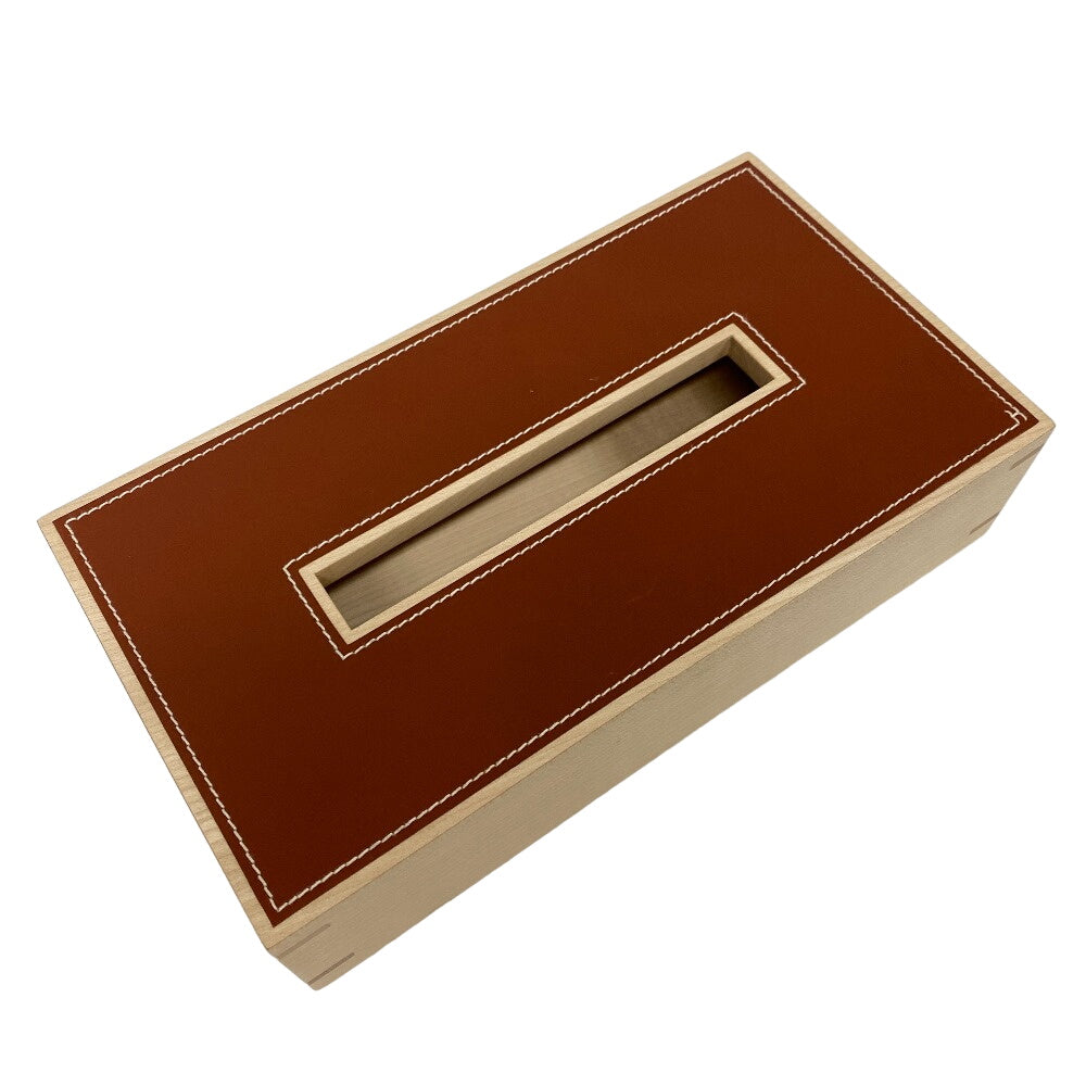 Interior Other Wood Tissue Box Playard Pm Brown Travel Bag