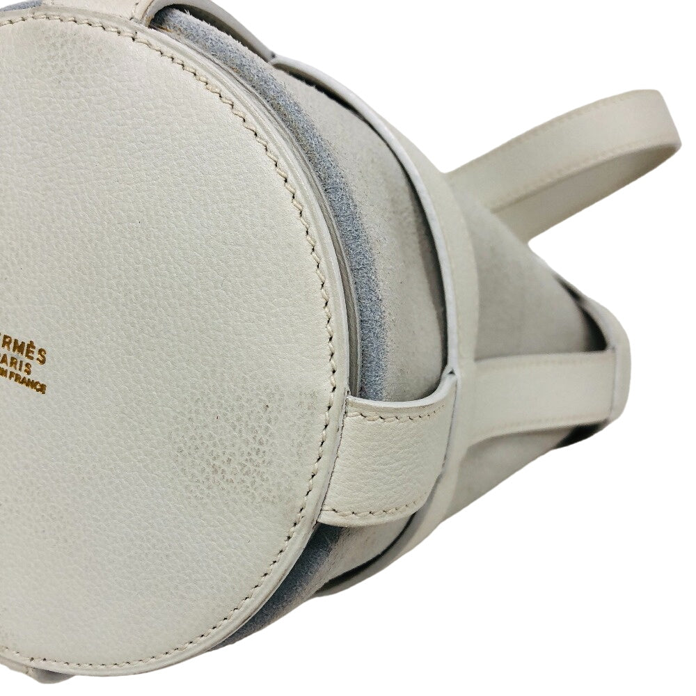 Vogarribar Musardine Leather White Travel Bag