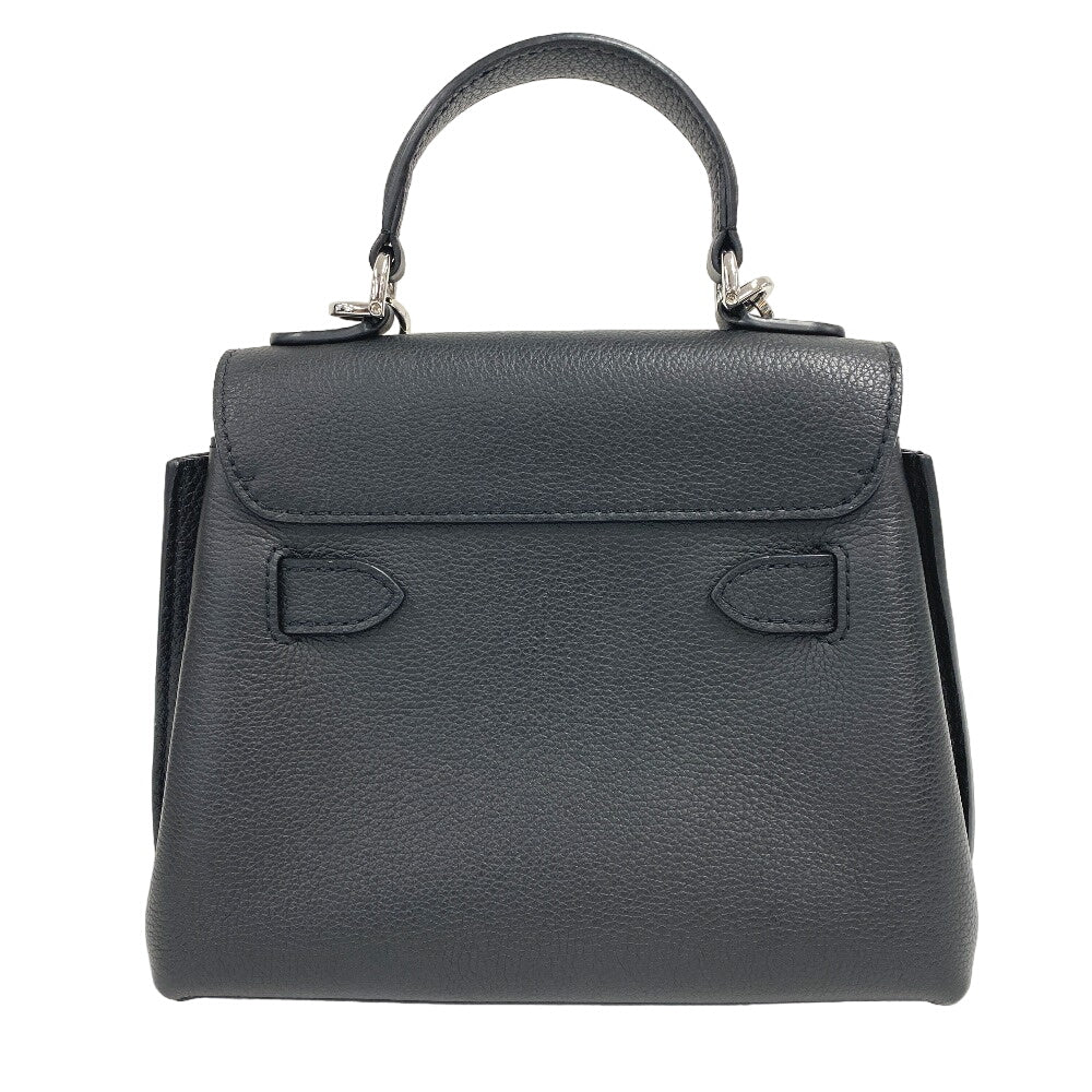 Louis Vuitton M20997 2WAY turn lock Rock Leather Black Mini Shoulder Bag