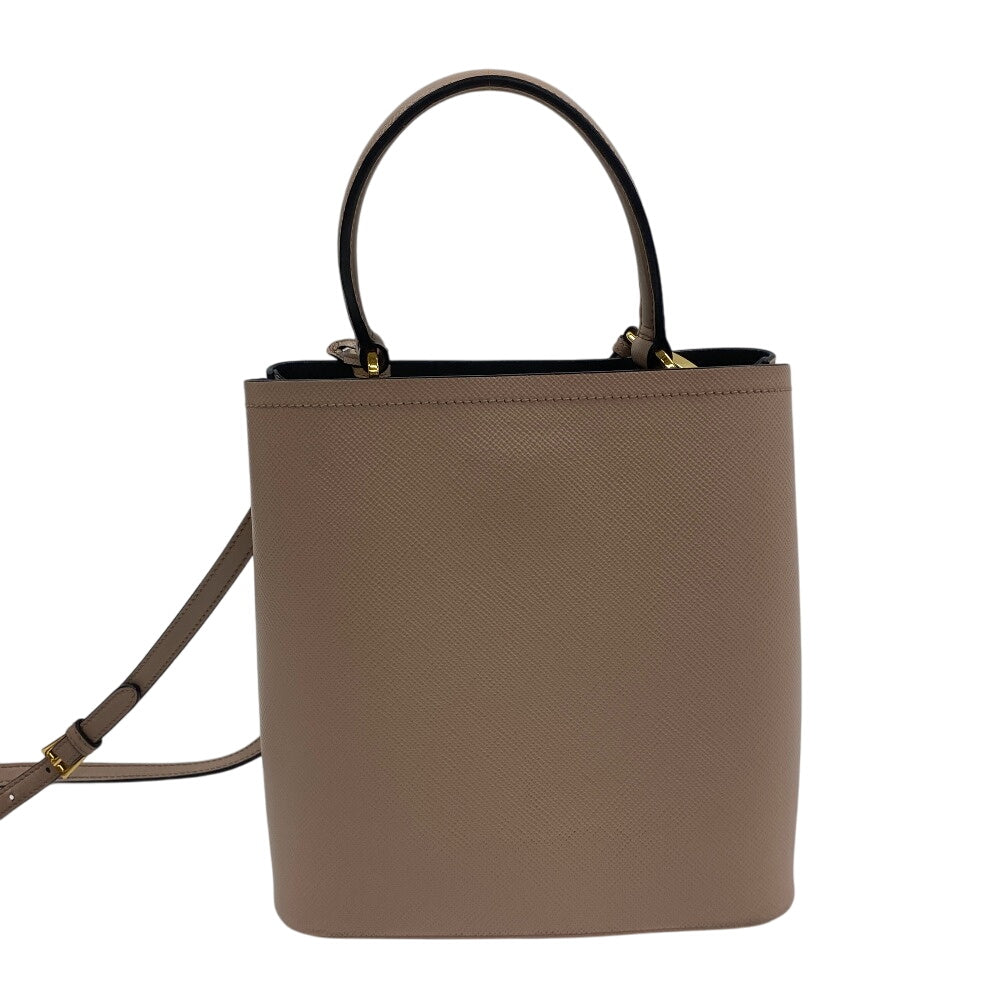 Way Saffiano Cuir Panniers Women Leather Beige Travel Bag