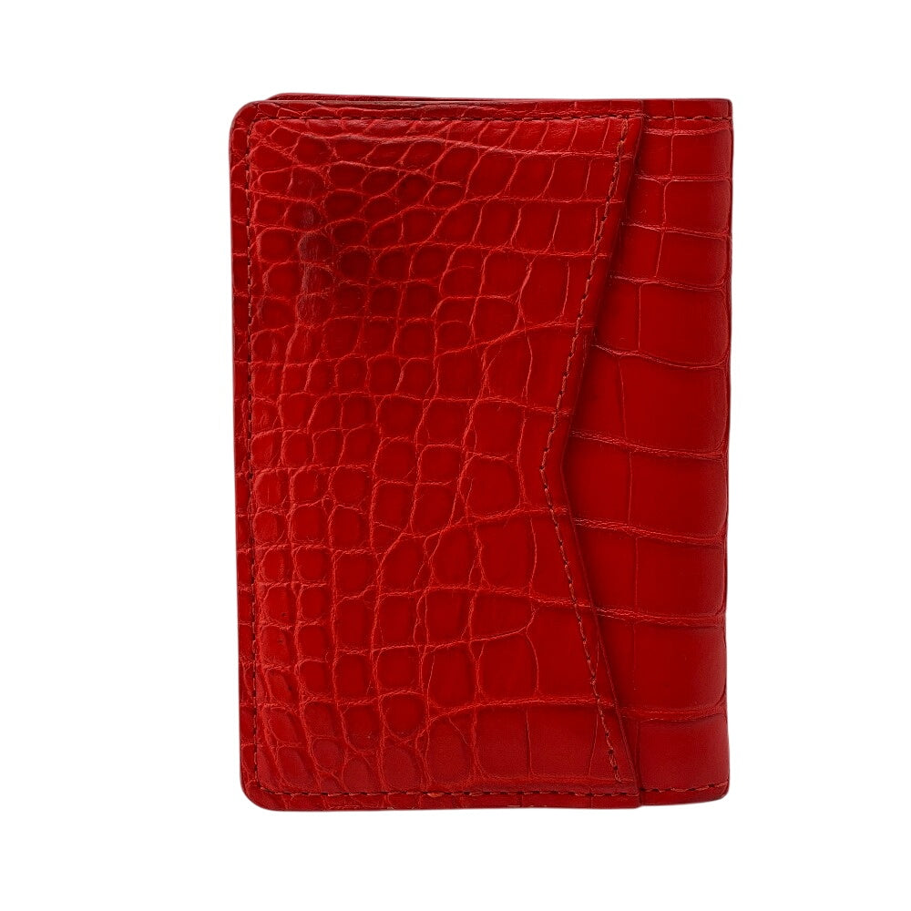 Louis Vuitton Exotic Organizer De Poch Leather Red Wallet Case