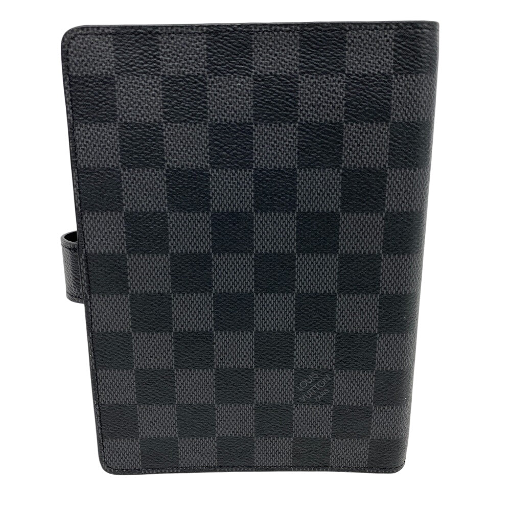 Louis Vuitton Notebook cover R20242 Damier Grafitte Black Handbag