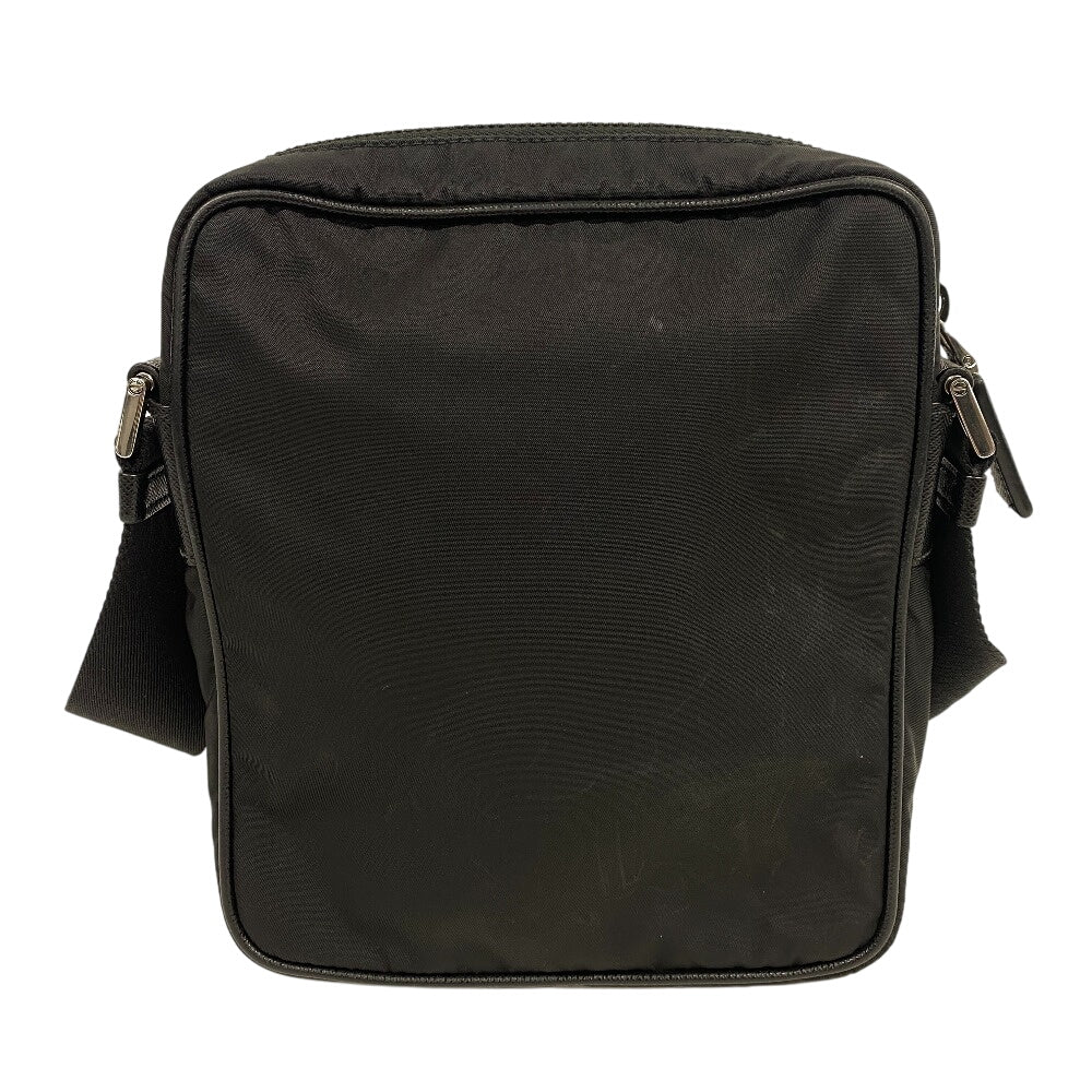 Shoulder Bag Re X Saffiano Nylon Black