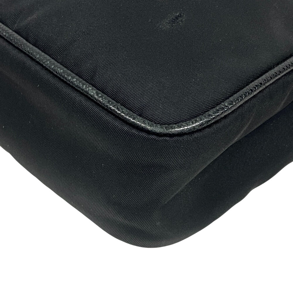 Shoulder Bag Re X Saffiano Nylon Black