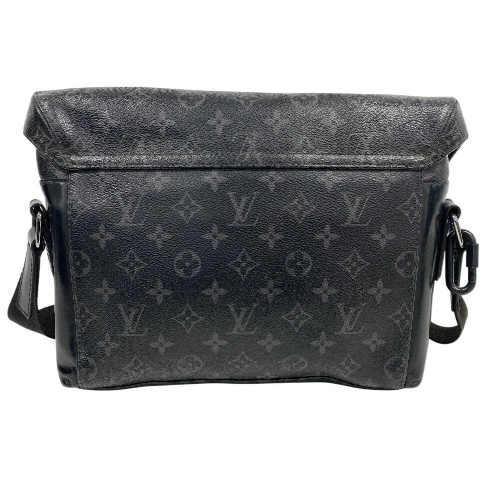 Louis Vuitton M40511 Eclipse Messenger voyage PM Monogram Leather Black Crossbody Bag