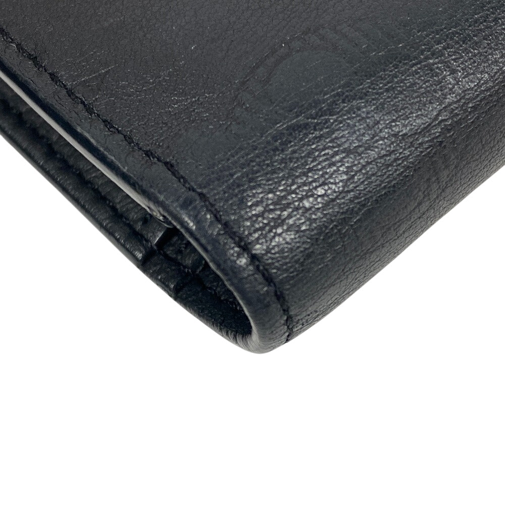 Louis Vuitton Long Purse M62900 shadow Portefeuille Monogram Leather Black Wallet Case