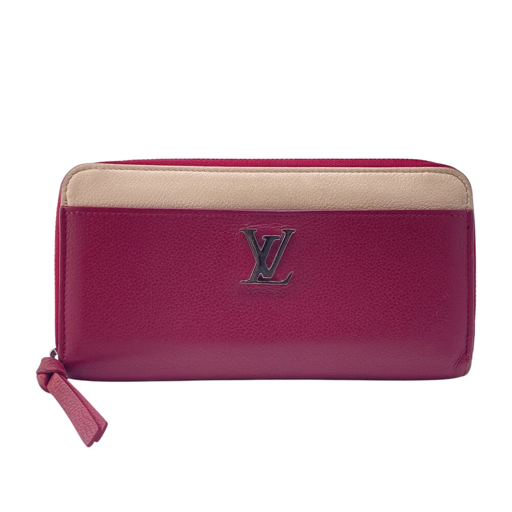 Louis Vuitton Long Purse wine- Rock Me Leather Red Logo Wallet Case