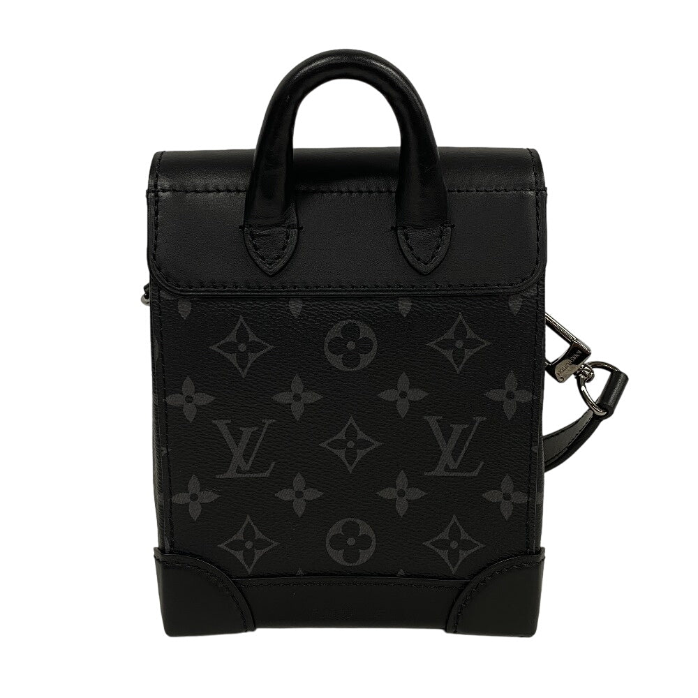 Louis Vuitton M82774 Eclipse Nano Steamer Monogram Black Shoulder Bag
