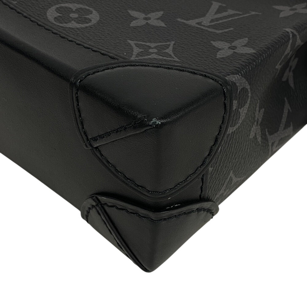 Louis Vuitton M82774 Eclipse Nano Steamer Monogram Black Shoulder Bag
