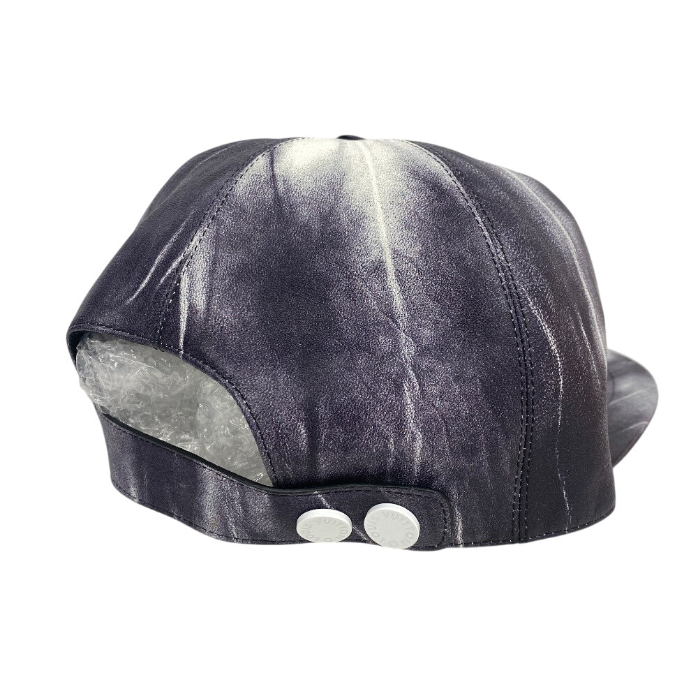 Louis Vuitton Newsboy tie & diquill Lambskin Gray Hat