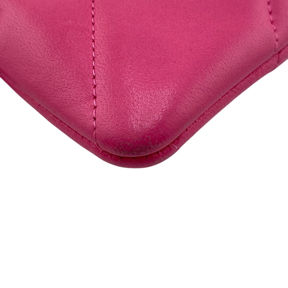 Chanel Coin lambskin Matrasse COCO Mark 19 Pink Handbag