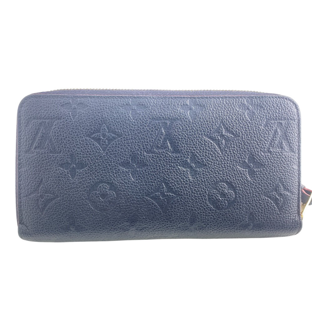 Louis Vuitton Long Purse M69415 Ann Platt Monogram Leather Navy Wallet Case