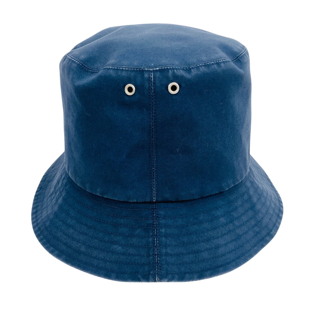 Dior Christian Other Hats Polyester, Cotton Navy Reversible Bucket Bucket Bag