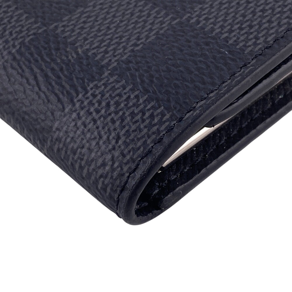 Louis Vuitton Key holder N62662 Damier Leather Gray Key Chain