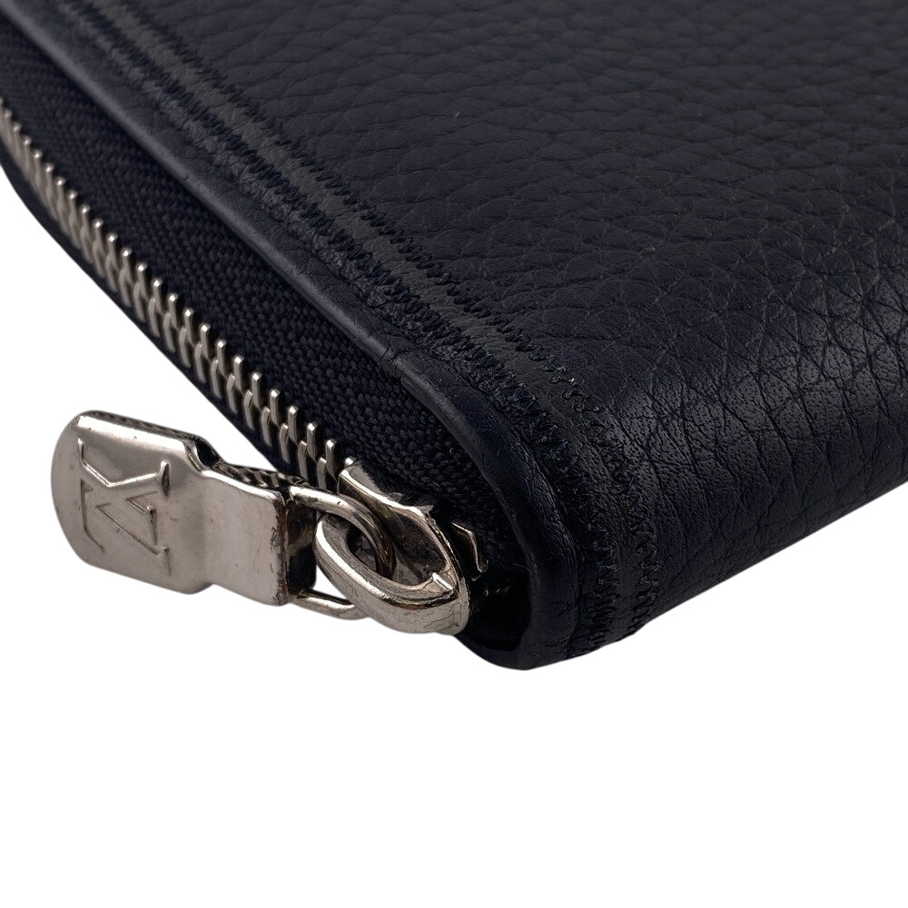 Louis Vuitton Long Purse M68228 Taurillon Clemence Black Wallet Case