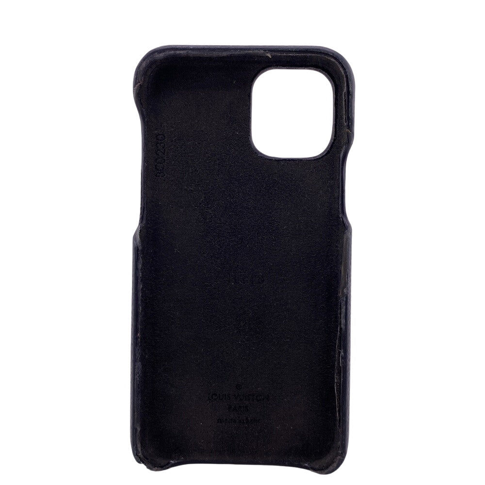 Louis Vuitton iPhone M69094 Bumper 11PRO Monogram Leather Canvas Black Handbag