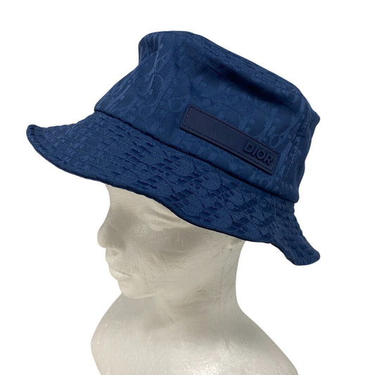 Dior Christian Other Hats Polyester Navy Parley Hat Bucket Bucket Bag