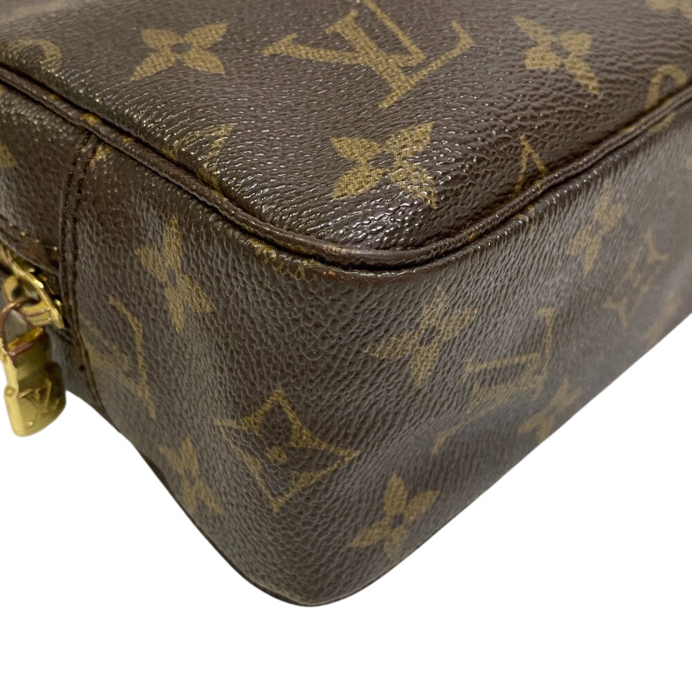 Louis Vuitton Pouch M47524 Truth Cracking T Monogram Brown Handbag