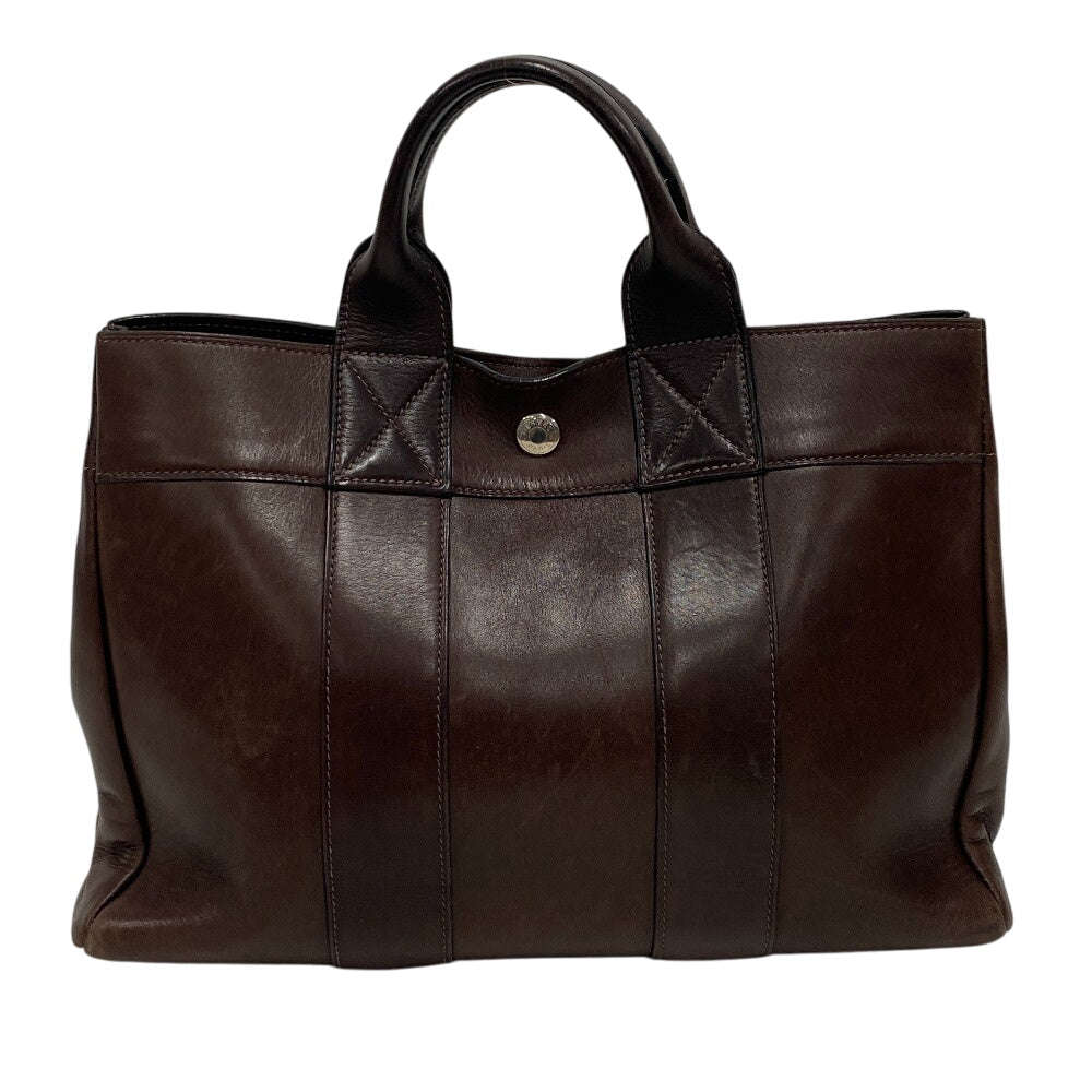 Hermes Tote Bag All Fool Toepm Women Leather Brown