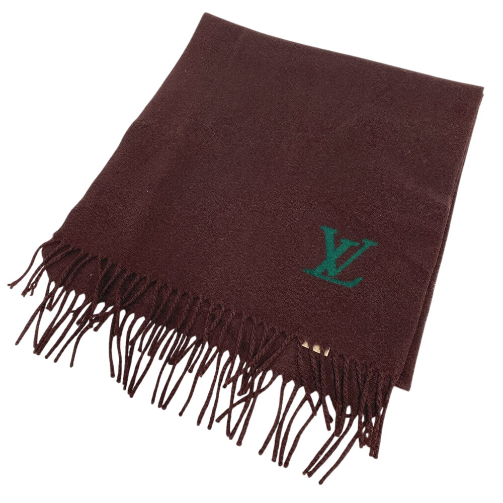 Louis Vuitton Scarf cashmere 100 Stall Brown Logo