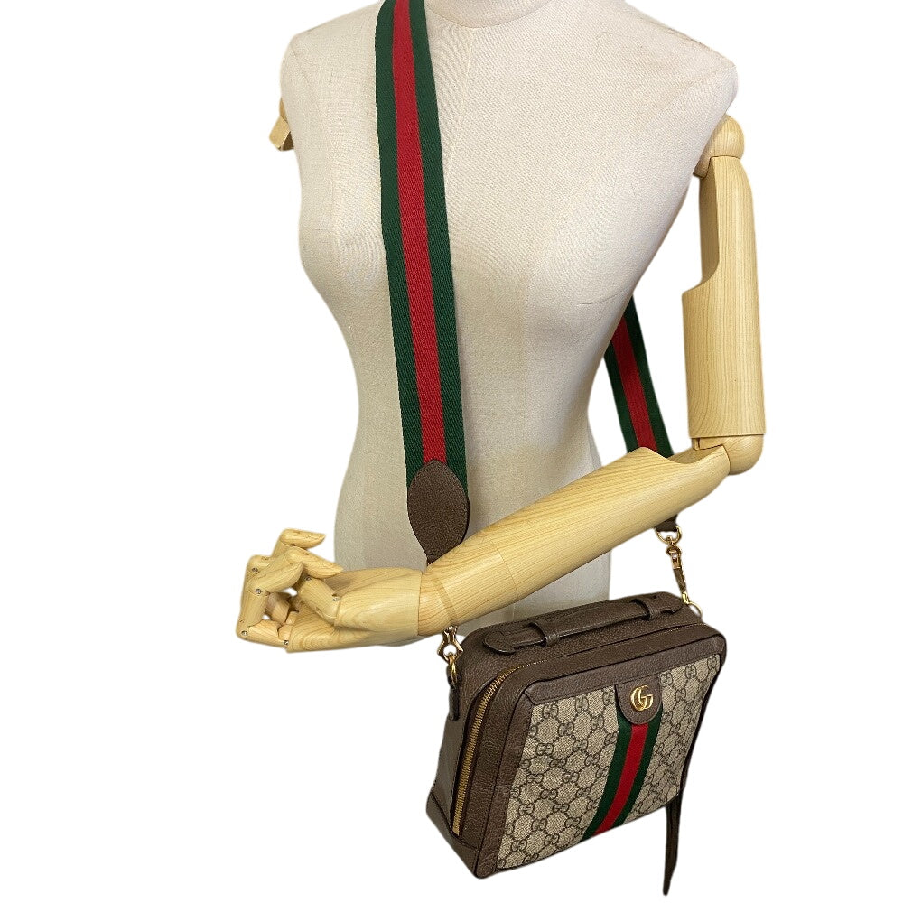 Gucci PVC coated GG Ofidia Canvas Brown Apparel