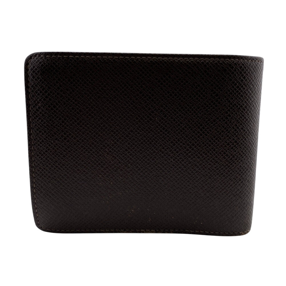 Louis Vuitton Bifold M30428 Taiga Porte Brown Wallet Case