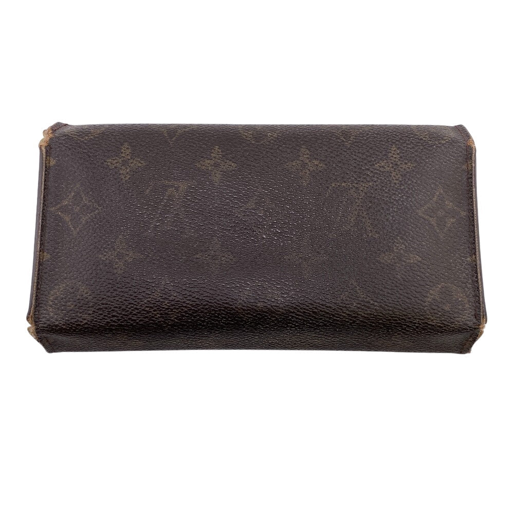 Louis Vuitton Long Purse Monogram Brown Wallet Case