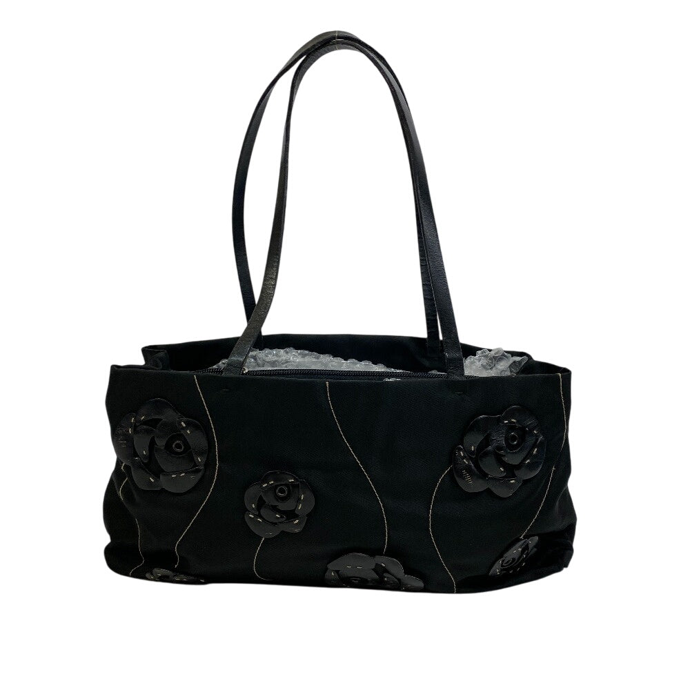 Flour Women Nylon Black Travel Bag