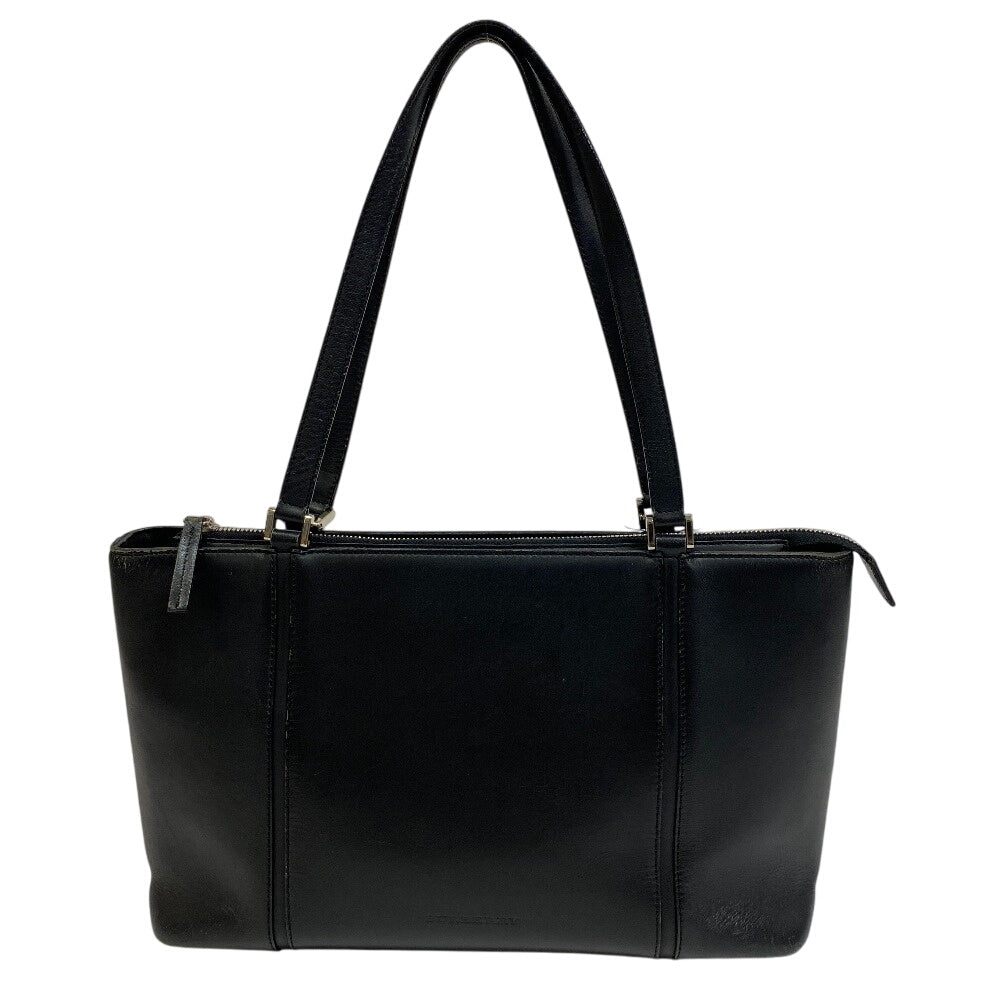 Burberry Tote Bag Nova Check Mens Leather Black