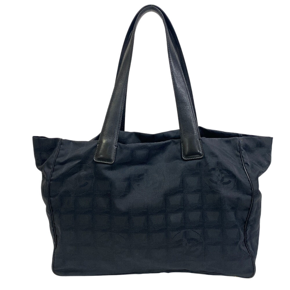 Chanel Nylon New Line Black MM Travel Bag