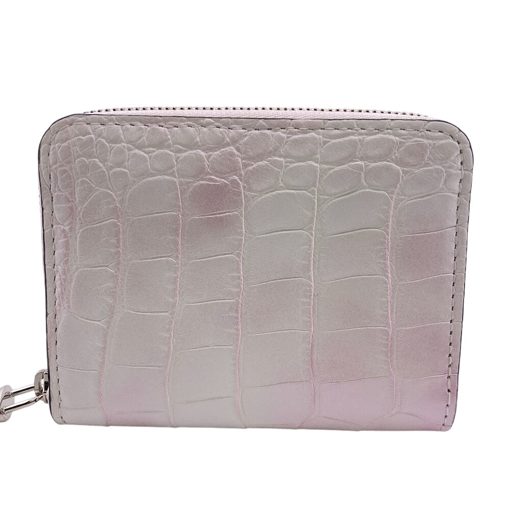 Louis Vuitton Bifold N81384 Exotic Leather White Wallet Case