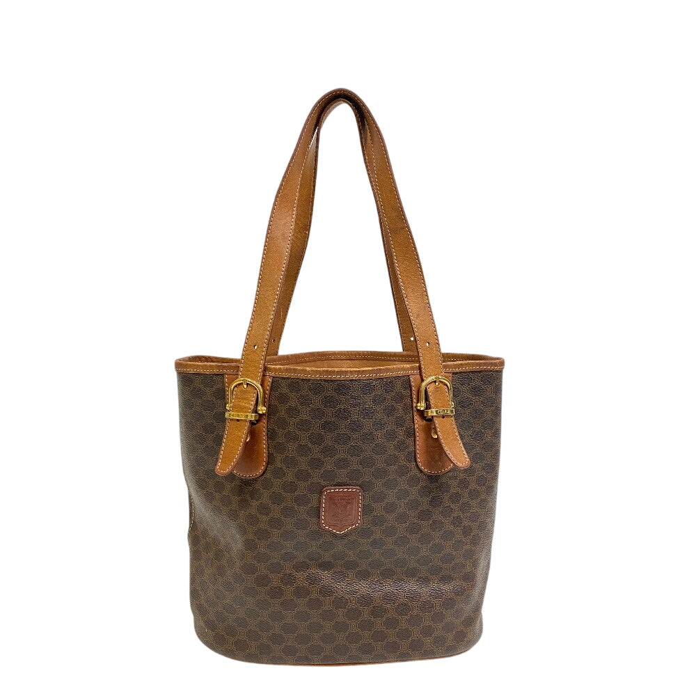 Tote Bag Macadam Women Leather Brown