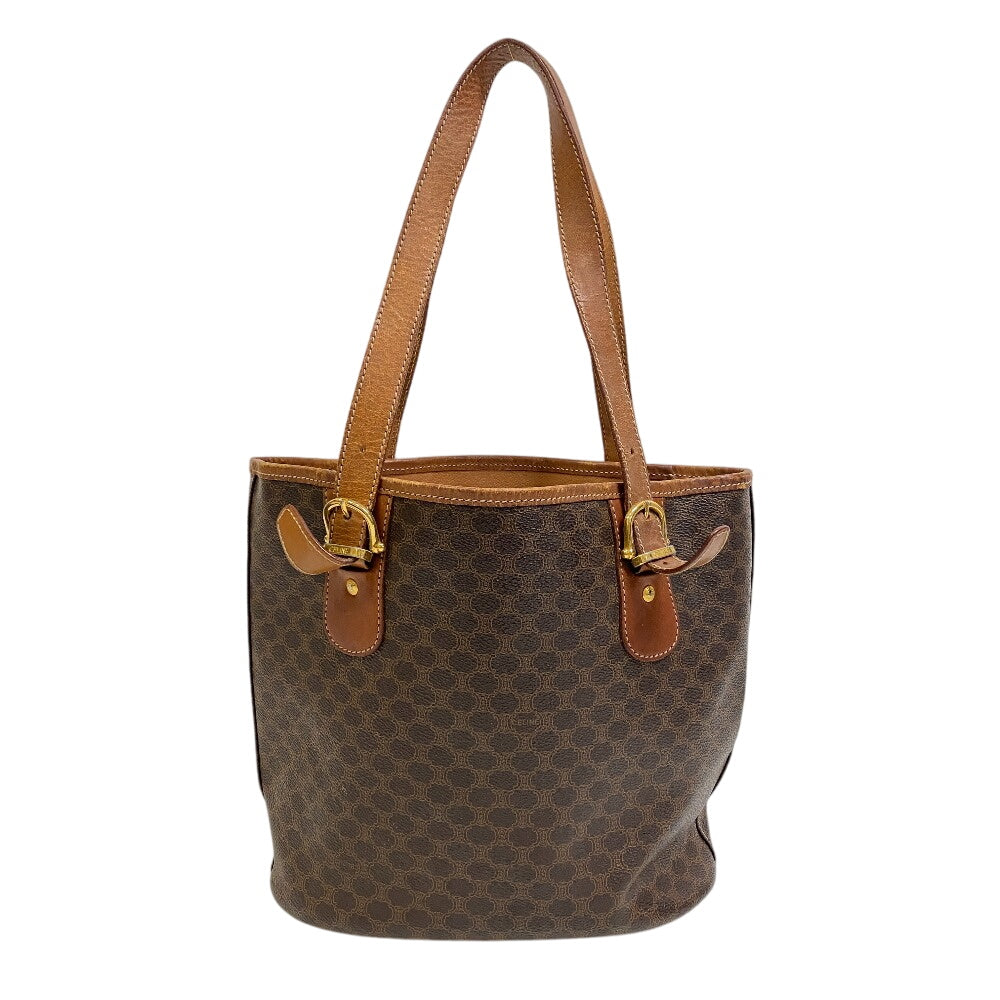 Tote Bag Macadam Women Leather Brown