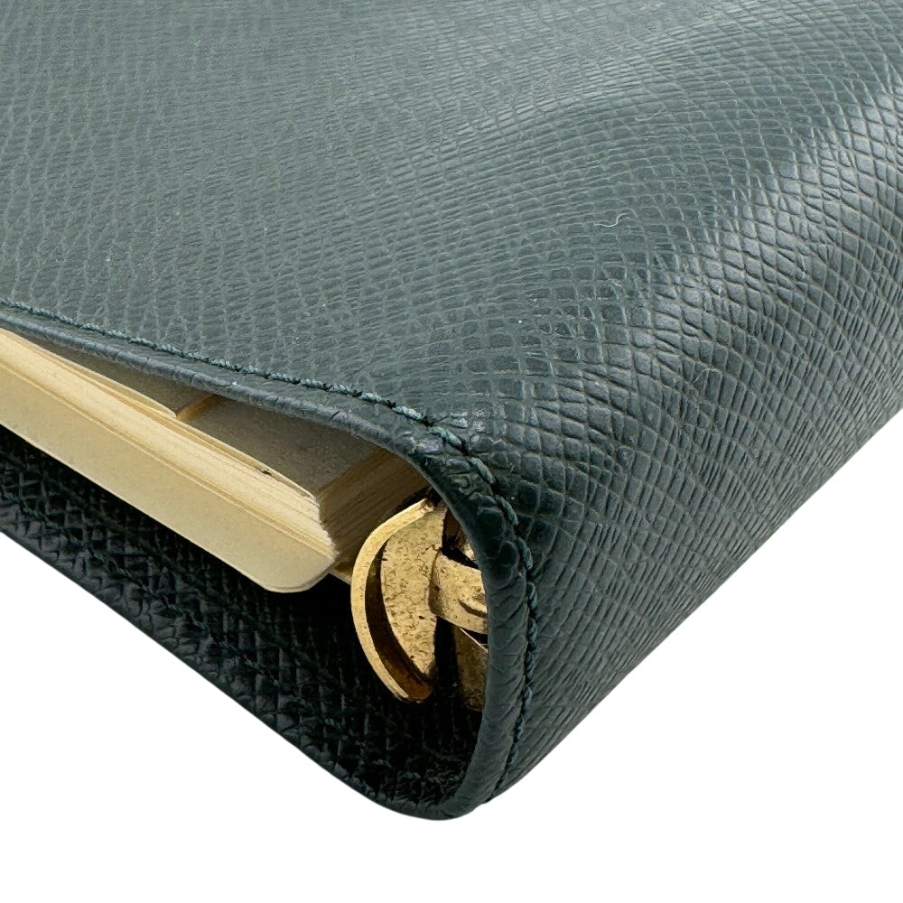 Louis Vuitton Notebook cover R20705 Taiga Epithea Leather Green Handbag