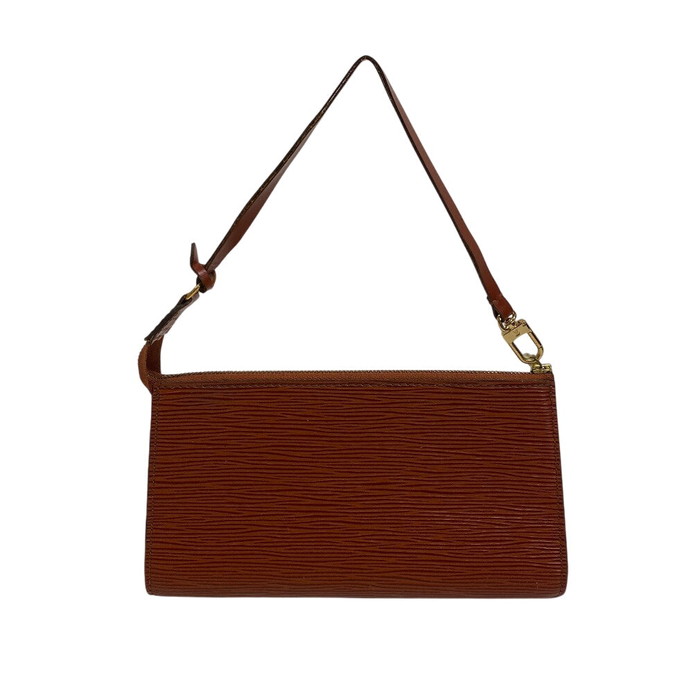Louis Vuitton Pouch M52953 Epi Pochette Brown Clutch Bag