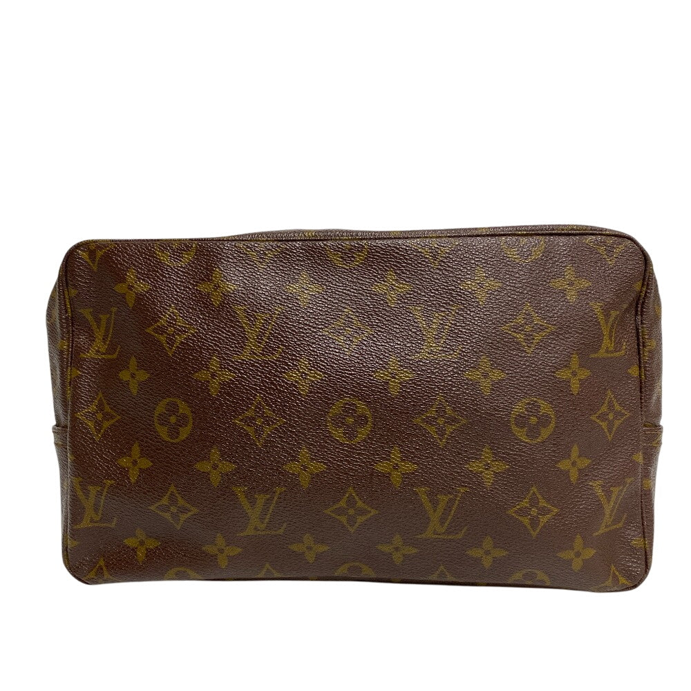 Louis Vuitton Pouch M47522 pouch Truth Cracking Monogram Leather Brown Travel Bag