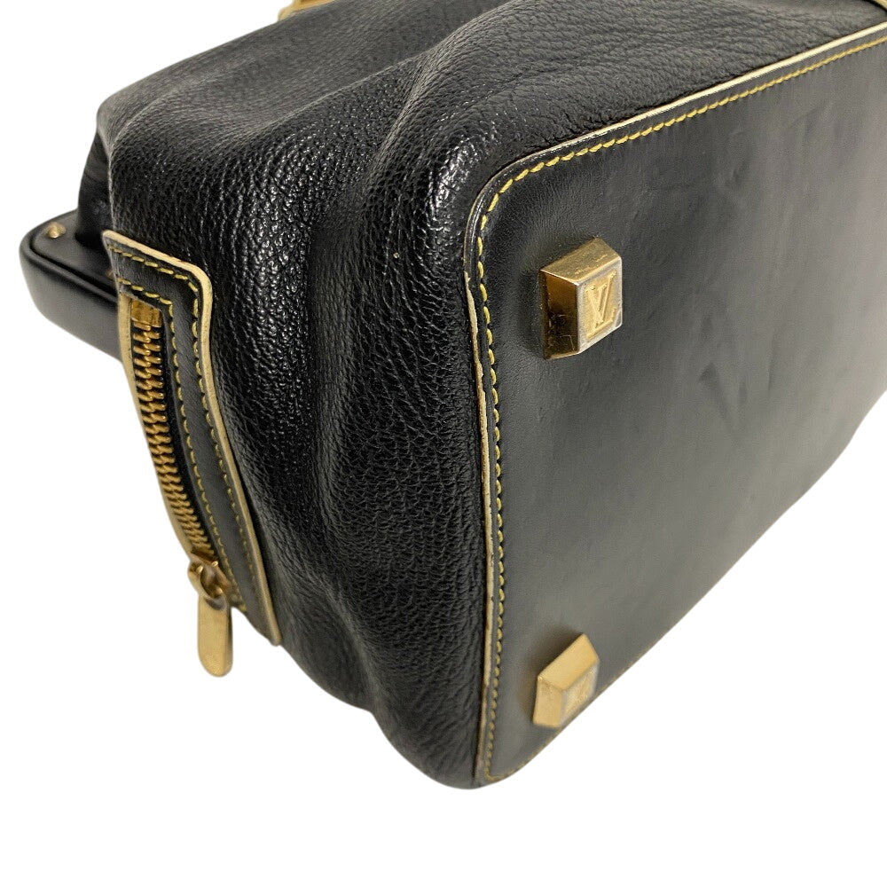 Louis Vuitton M91805 Suhari Angnieux PM Leather Black Handbag