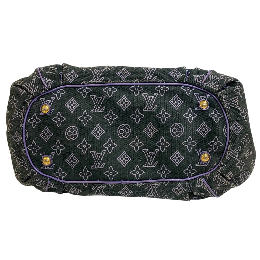 Louis Vuitton M95987 purple beach line Hippo Monogram Canvas Tote Bag