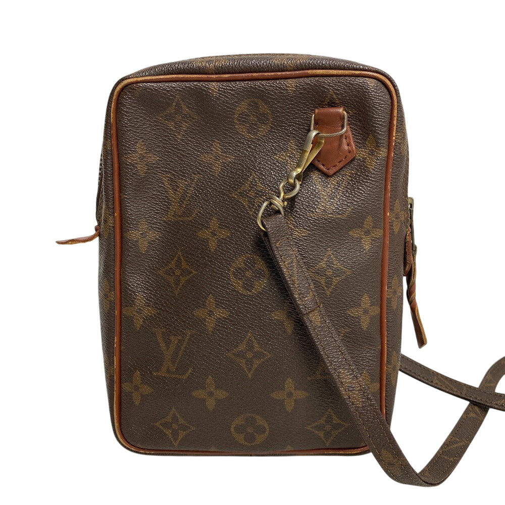 Louis Vuitton M3552 Danube Monogram Leather Brown Shoulder Bag