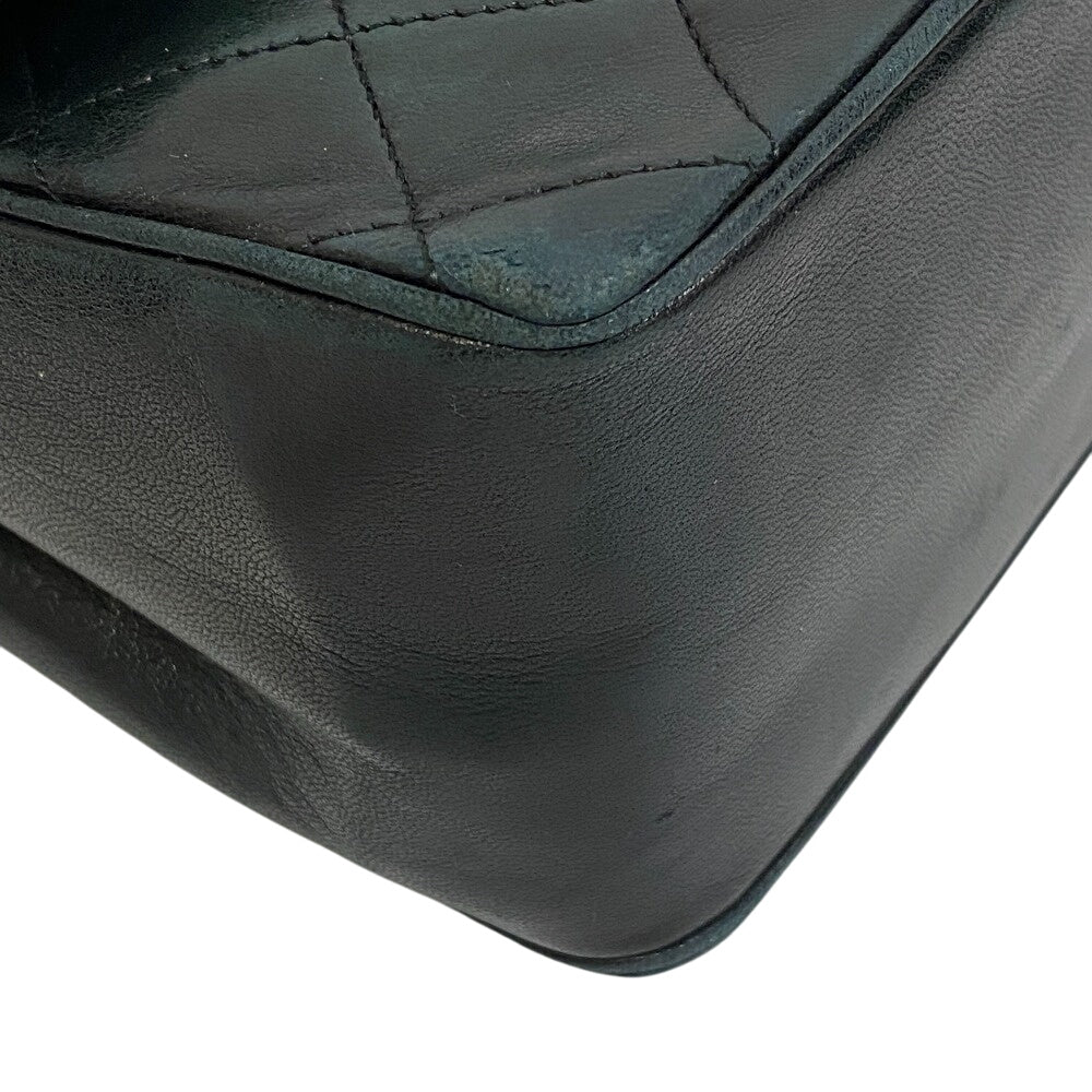 Chanel lambskin Double flap Matrasse Black Shoulder Bag 2