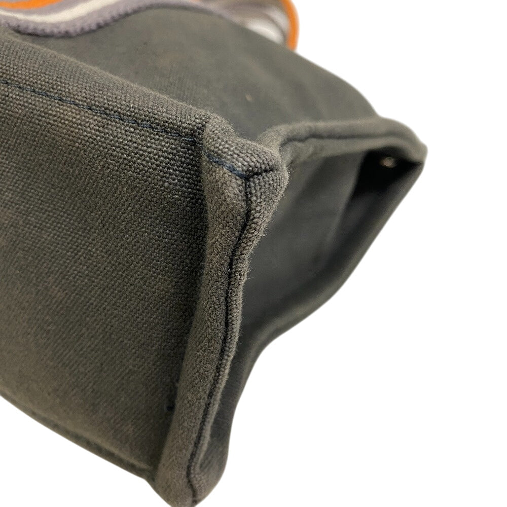Hermes Tote Bag Khaki Ginza Limited Fool Toepm Women Canvas