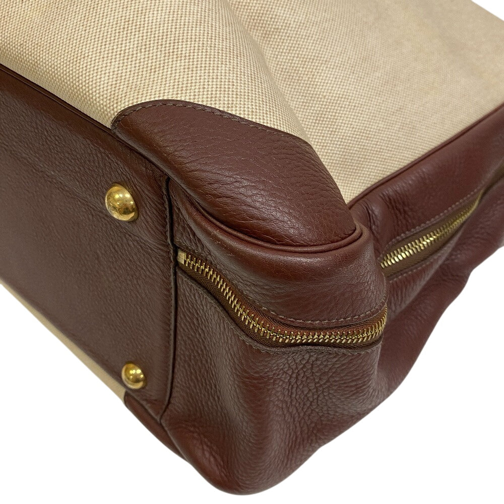 Boston Duffel Bag Travel Bag Duffle Bag Canvas Brown