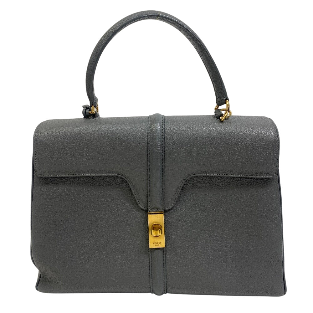 Satined Calfskin Gray Way Seeds Women Leather Travel Bag