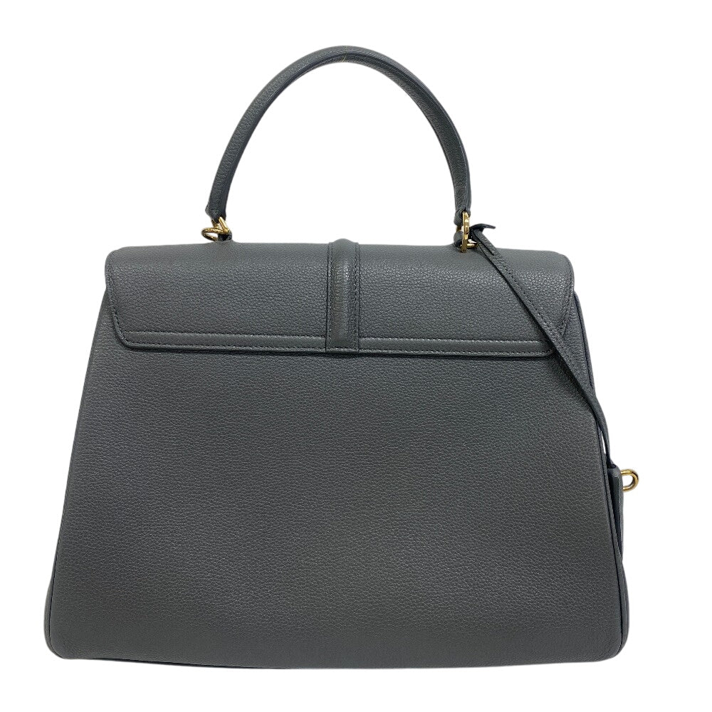 Satined Calfskin Gray Way Seeds Women Leather Travel Bag
